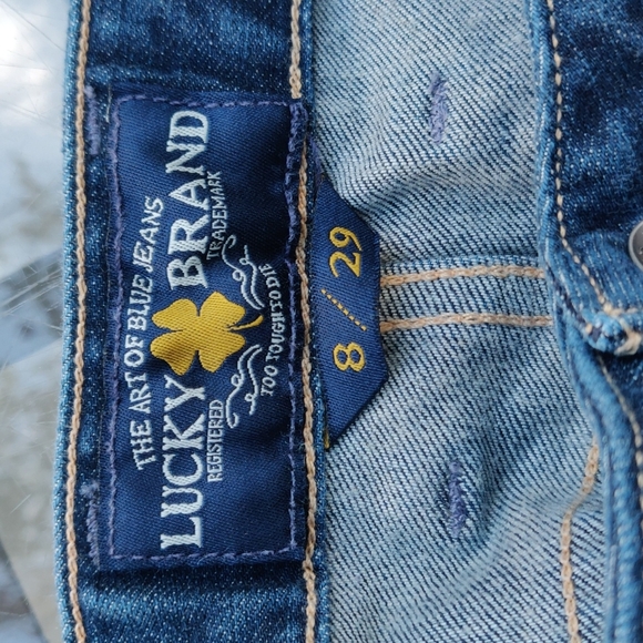 Lucky brand womens Lola skinny jeans size 8/29 color blue - Picture 10 of 13